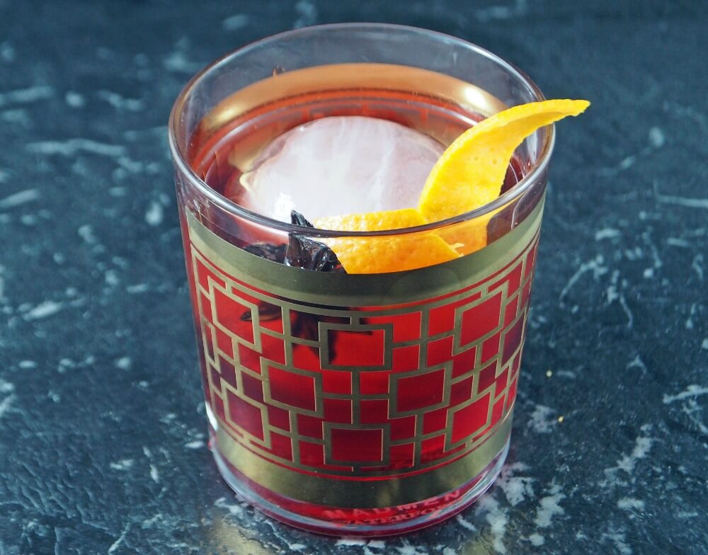 Sloe Gin and Tempranillo Negroni